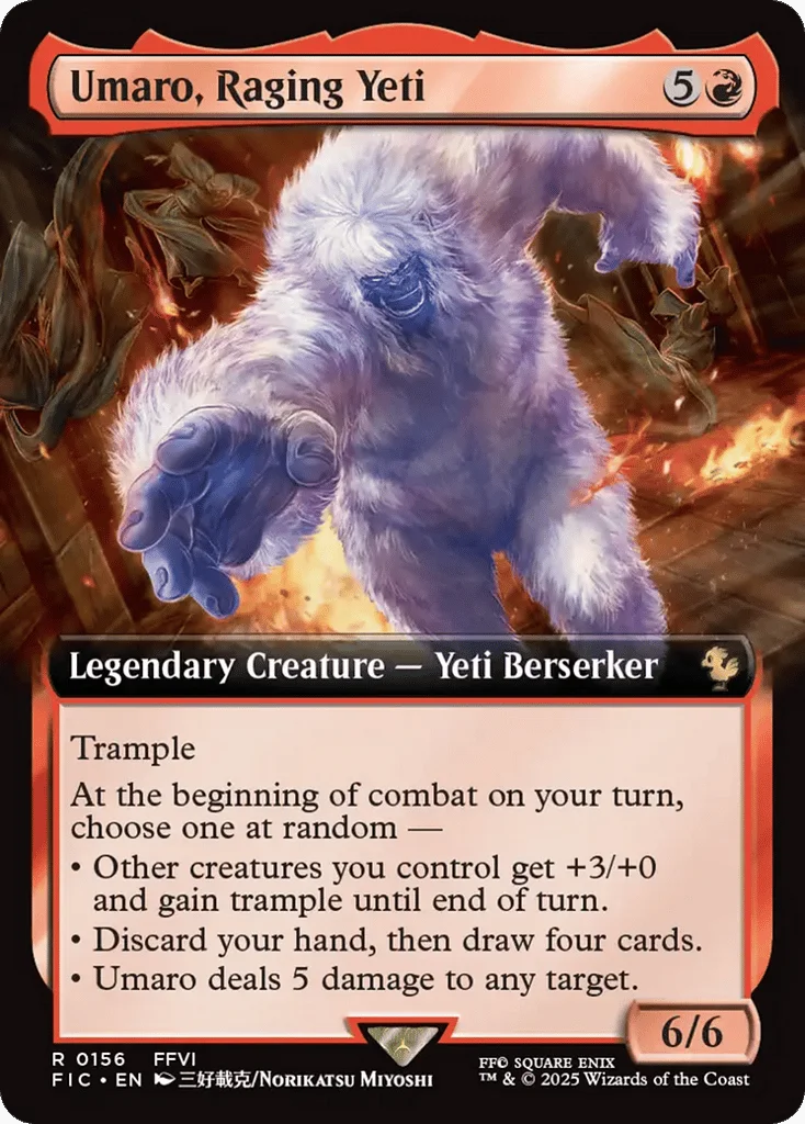 Umaro, Raging Yeti · Final Fantasy Commander
