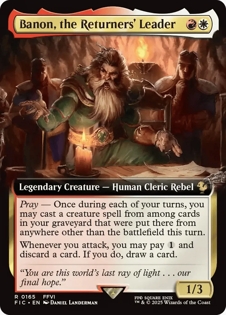 Banon, the Returners' Leader · Final Fantasy Commander