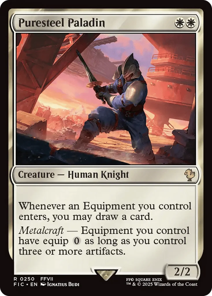 Puresteel Paladin · Final Fantasy Commander