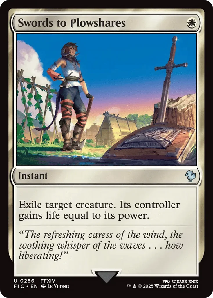 Swords to Plowshares · Final Fantasy Commander