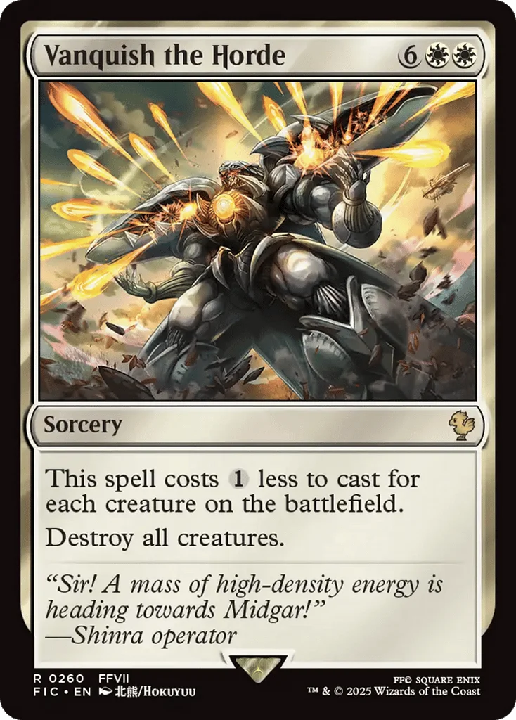 Vanquish the Horde · Final Fantasy Commander
