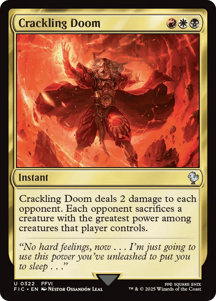 Crackling Doom · Final Fantasy Commander