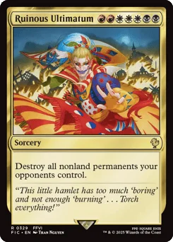 Ruinous Ultimatum