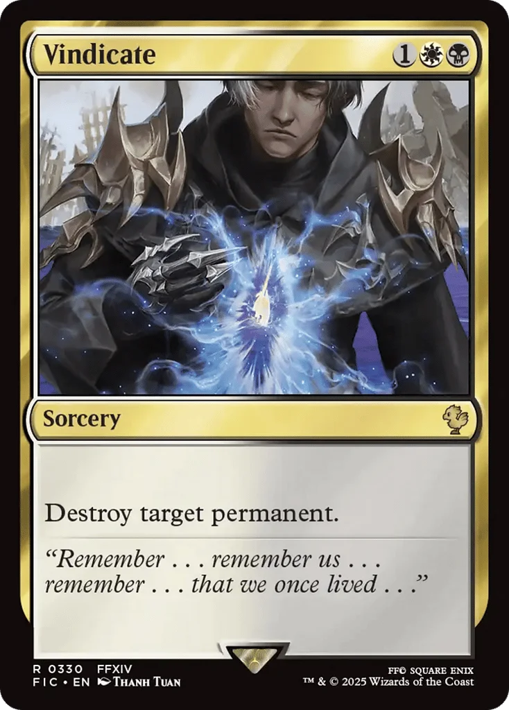 Vindicate · Final Fantasy Commander