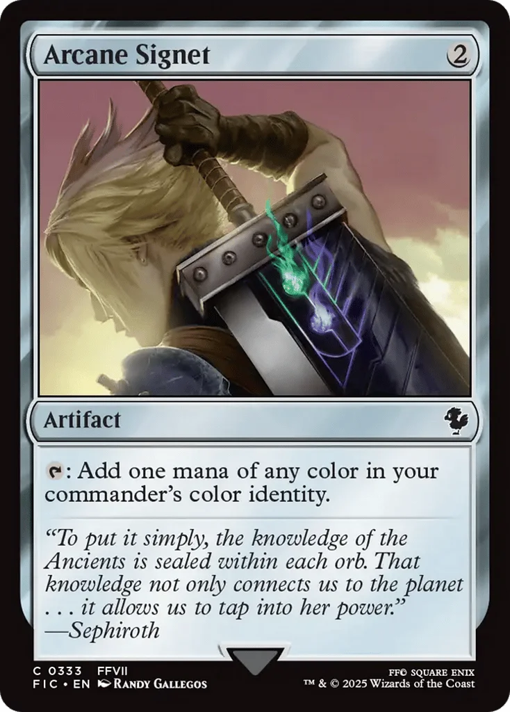 Arcane Signet · Final Fantasy Commander
