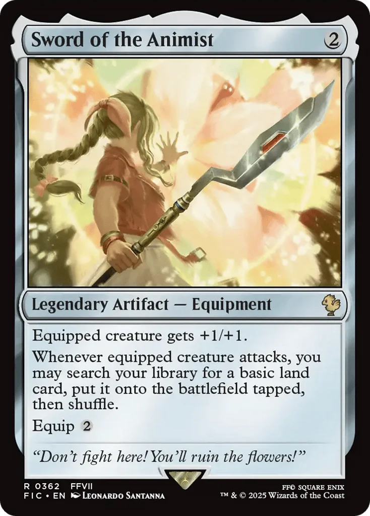 Sword of the Animist · Final Fantasy Commander