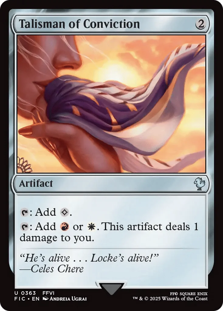 Talisman of Conviction · Final Fantasy Commander