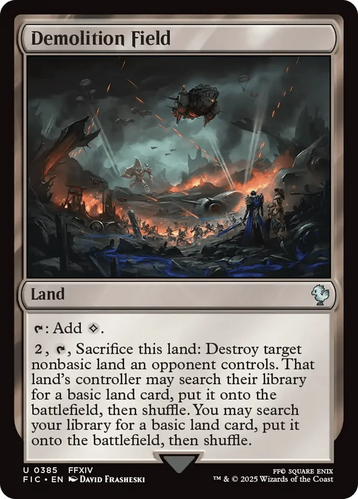Demolition Field · Final Fantasy Commander