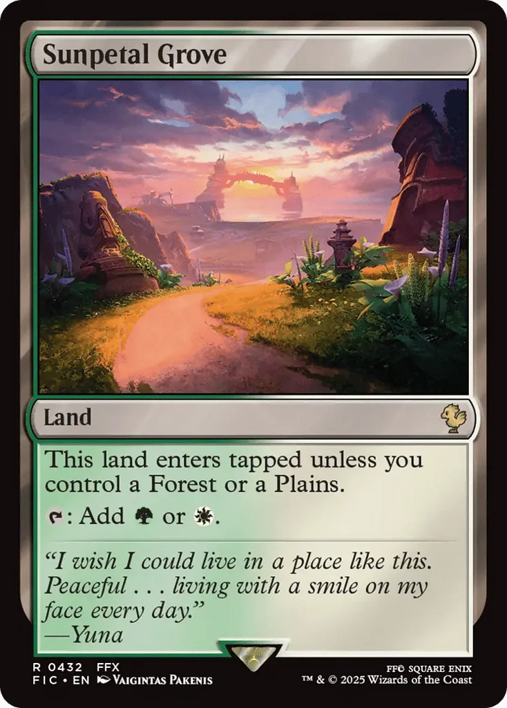 Sunpetal Grove · Final Fantasy Commander