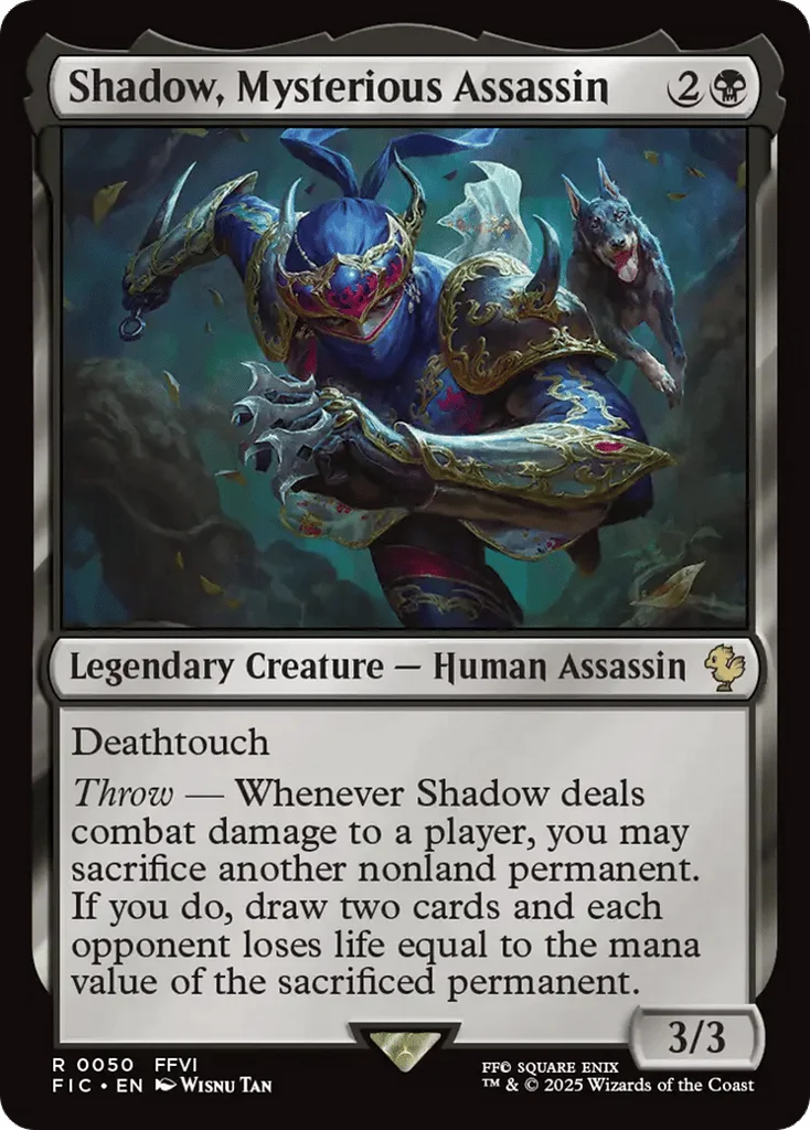 Shadow, Mysterious Assassin · Final Fantasy Commander