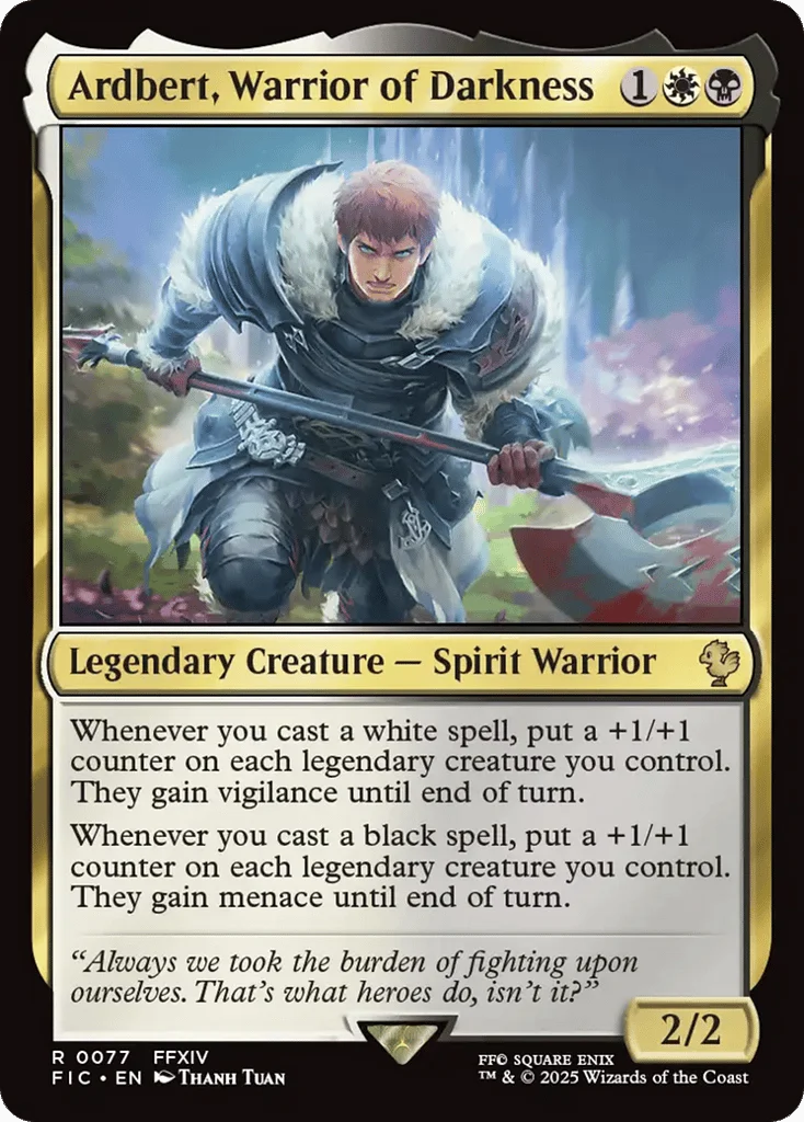Ardbert, Warrior of Darkness · Final Fantasy Commander