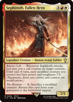 Sephiroth, Fallen Hero