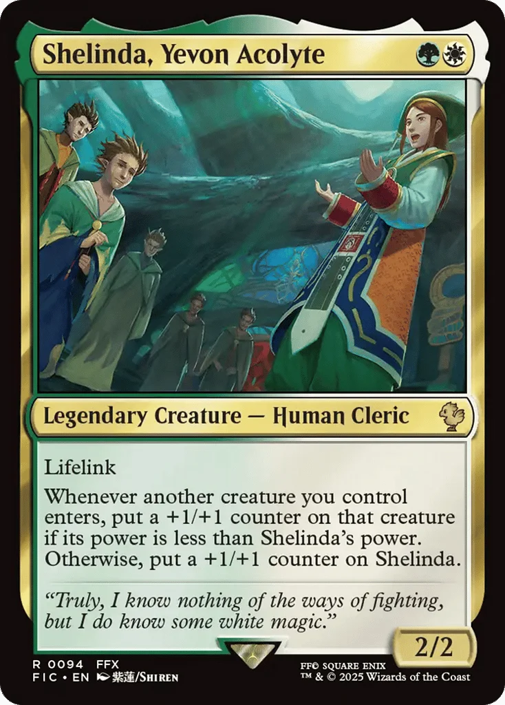 Shelinda, Yevon Acolyte · Final Fantasy Commander