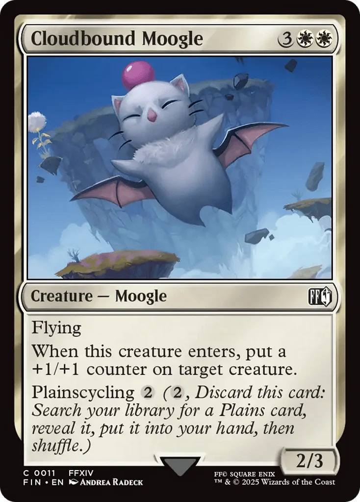 Cloudbound Moogle · Final Fantasy