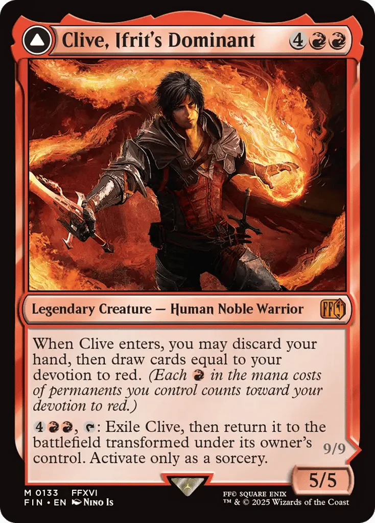 Clive, Ifrit's Dominant // Ifrit, Warden of Inferno · Final Fantasy