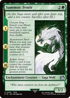 Summon: Fenrir