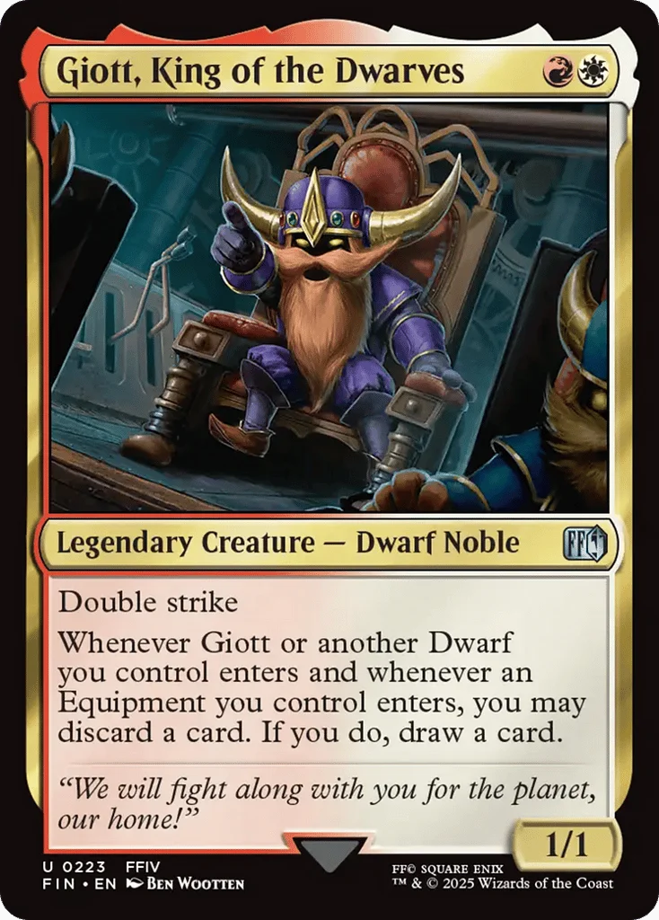Giott, King of the Dwarves · Final Fantasy