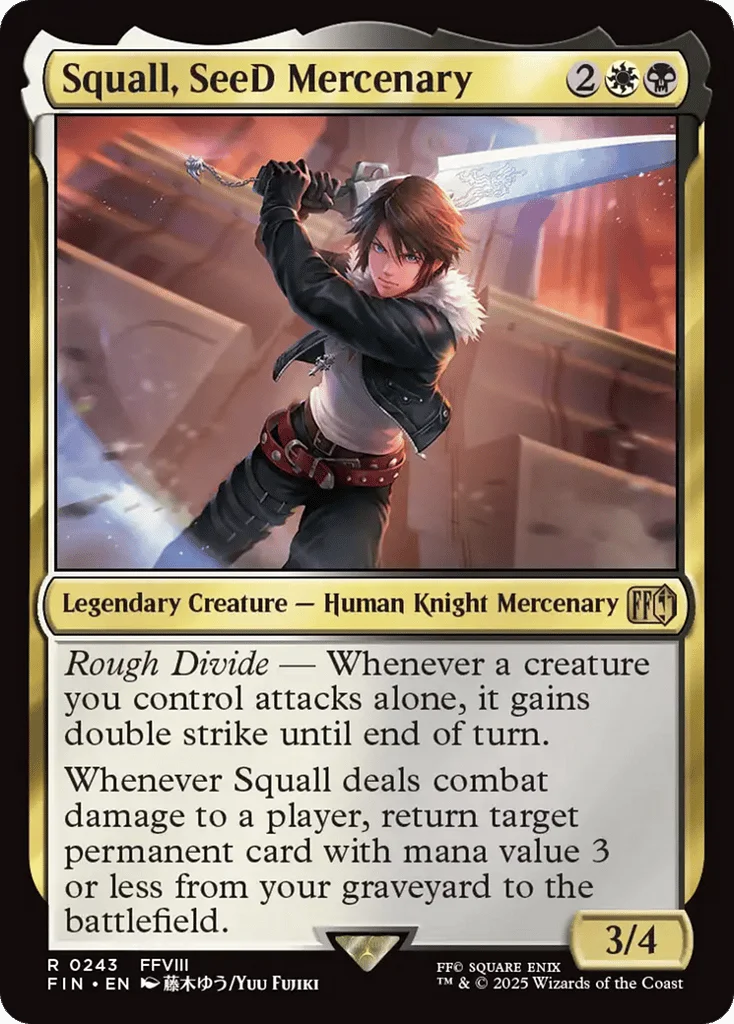 Squall, SeeD Mercenary · Final Fantasy