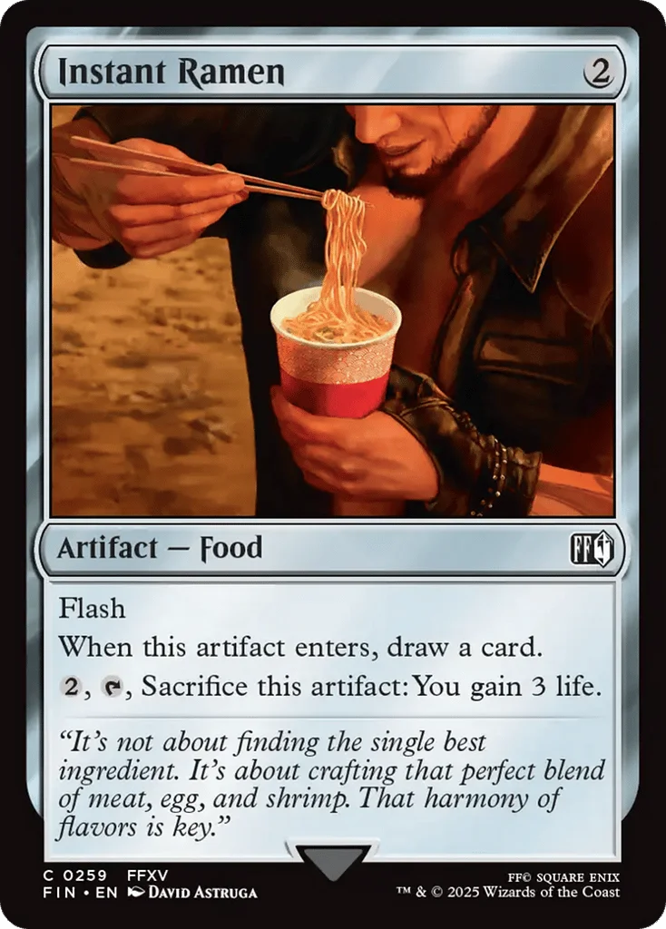 Instant Ramen · Final Fantasy