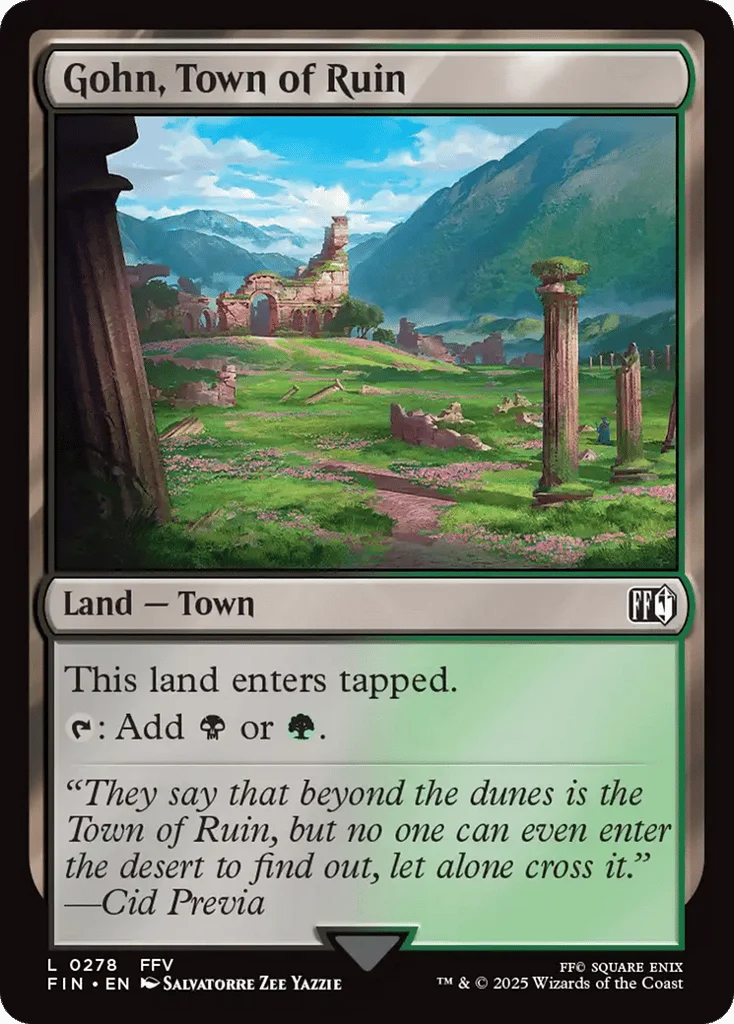Gohn, Town of Ruin · Final Fantasy