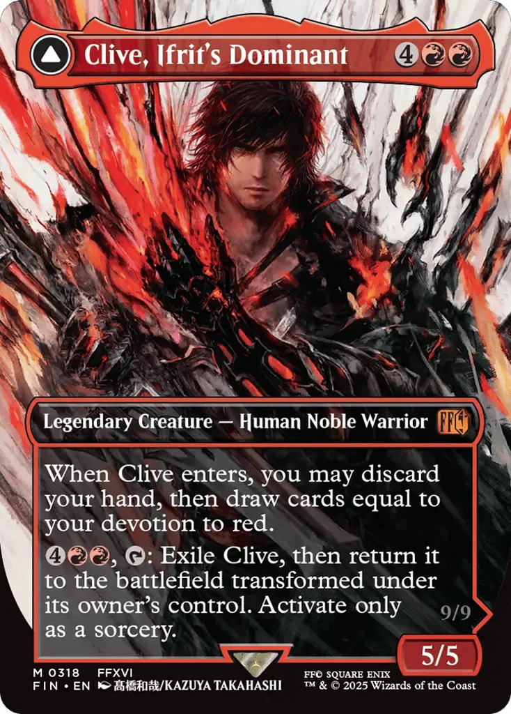 Clive, Ifrit's Dominant // Ifrit, Warden of Inferno · Final Fantasy