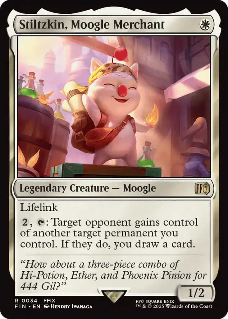 Stiltzkin, Moogle Merchant · Final Fantasy