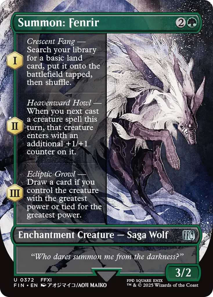 Summon: Fenrir · Final Fantasy