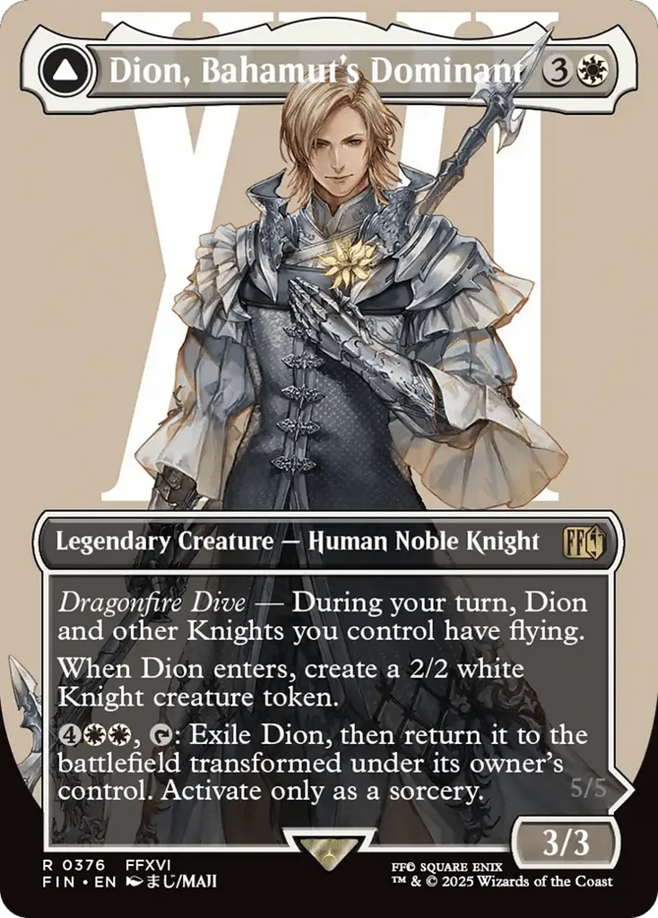 Dion, Bahamut's Dominant // Bahamut, Warden of Light · Final Fantasy