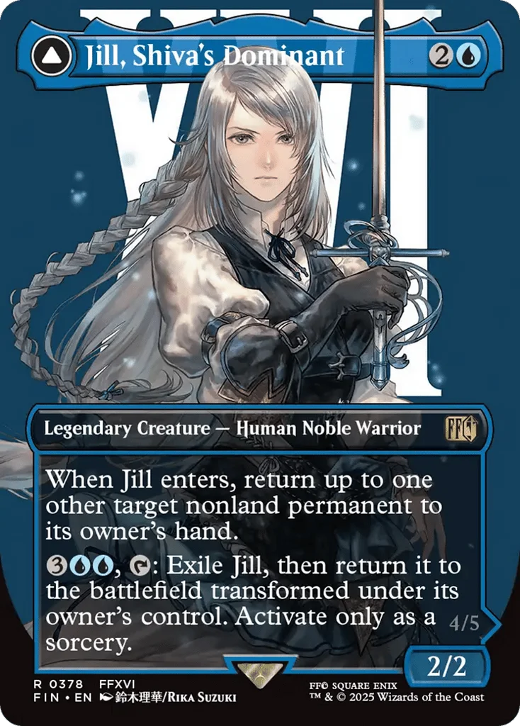 Jill, Shiva's Dominant // Shiva, Warden of Ice · Final Fantasy
