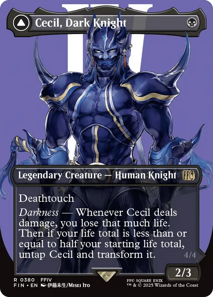 Cecil, Dark Knight // Cecil, Redeemed Paladin · Final Fantasy