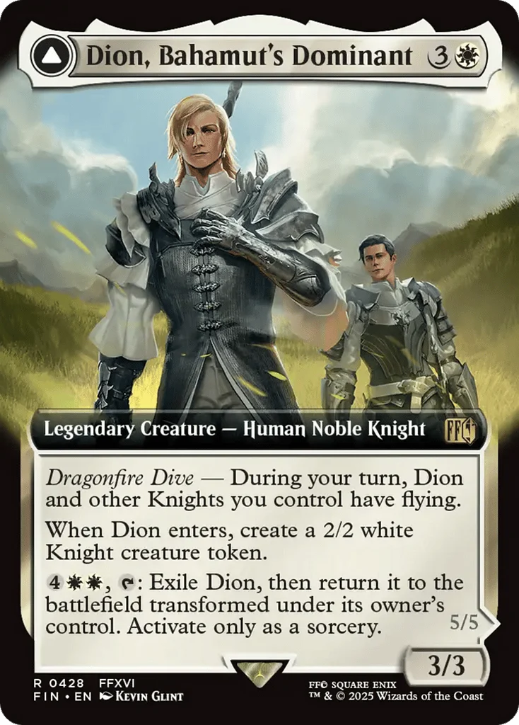 Dion, Bahamut's Dominant // Bahamut, Warden of Light · Final Fantasy