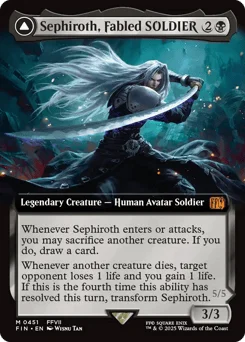 Sephiroth, Fabled SOLDIER // Sephiroth, One-Winged Angel