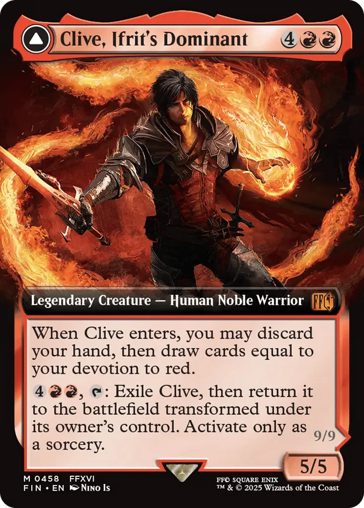 Clive, Ifrit's Dominant // Ifrit, Warden of Inferno · Final Fantasy