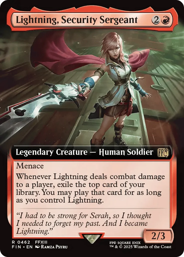 Lightning, Security Sergeant · Final Fantasy