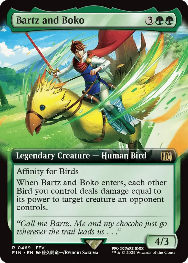 Bartz and Boko · Final Fantasy