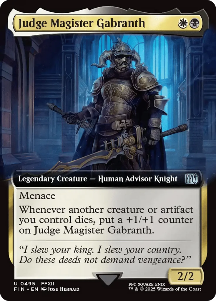 Judge Magister Gabranth · Final Fantasy