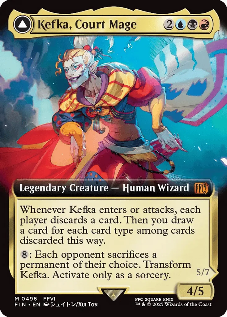 Kefka, Court Mage // Kefka, Ruler of Ruin · Final Fantasy