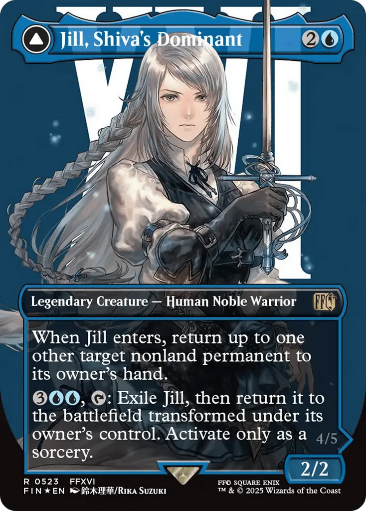 Jill, Shiva's Dominant // Shiva, Warden of Ice · Final Fantasy