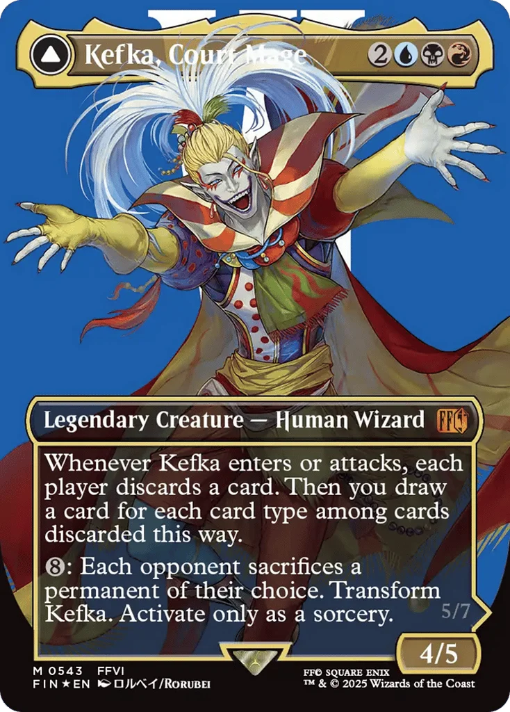 Kefka, Court Mage // Kefka, Ruler of Ruin · Final Fantasy
