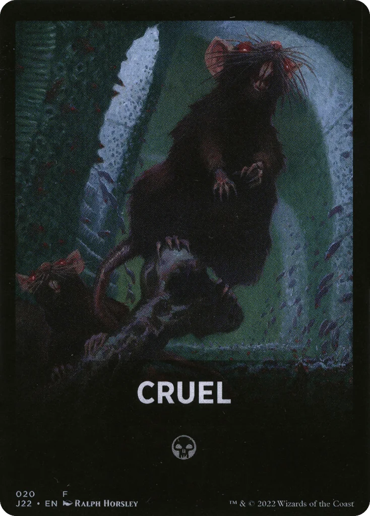Cruel · Jumpstart 2022 Front Cards