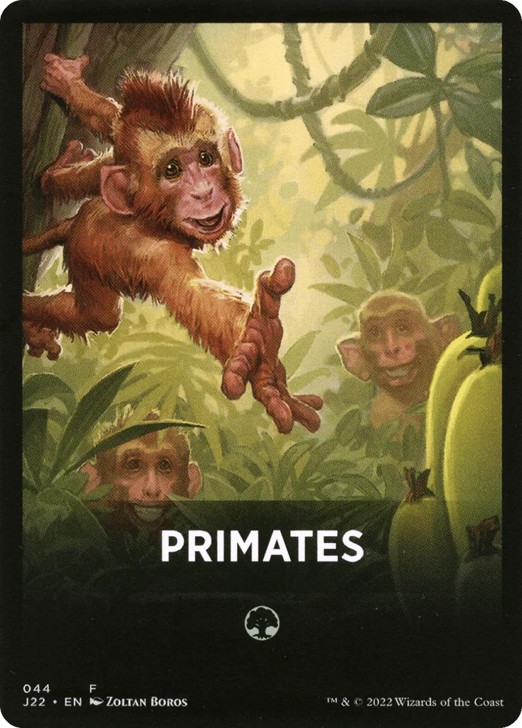 Primates · Jumpstart 2022 Front Cards
