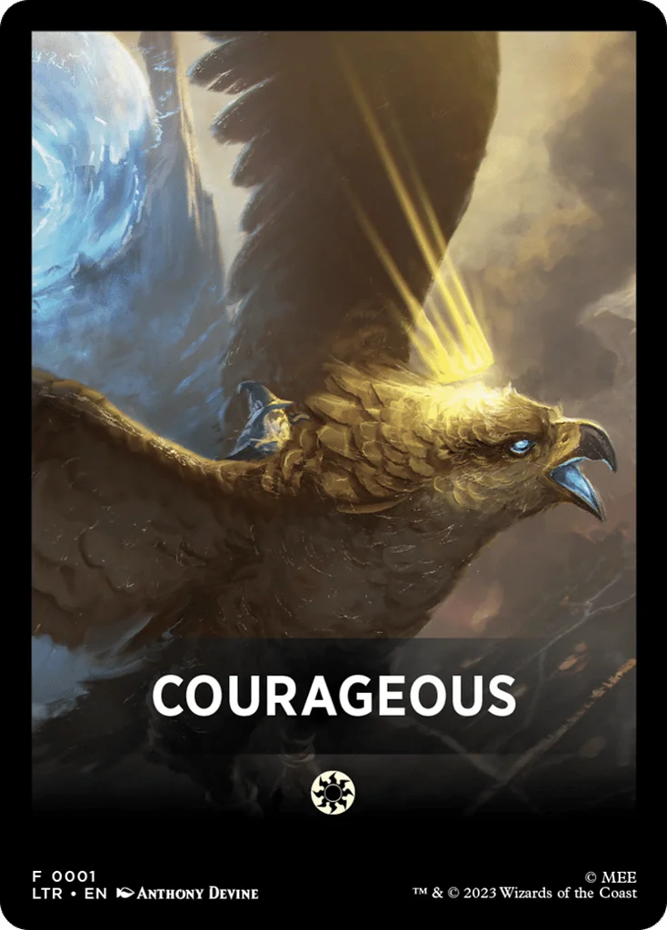 Courageous · Tales of Middle-earth Front Cards