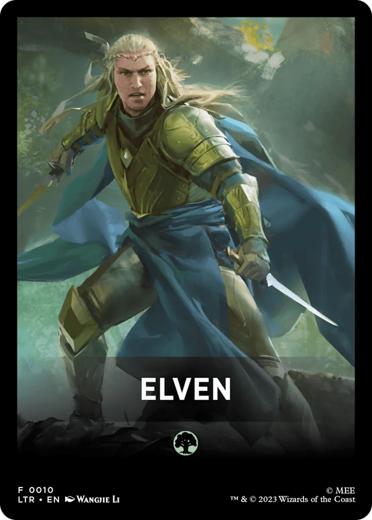 Elven · Tales of Middle-earth Front Cards