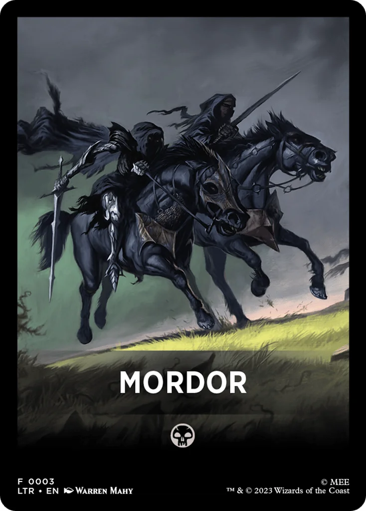 Mordor · Tales of Middle-earth Front Cards