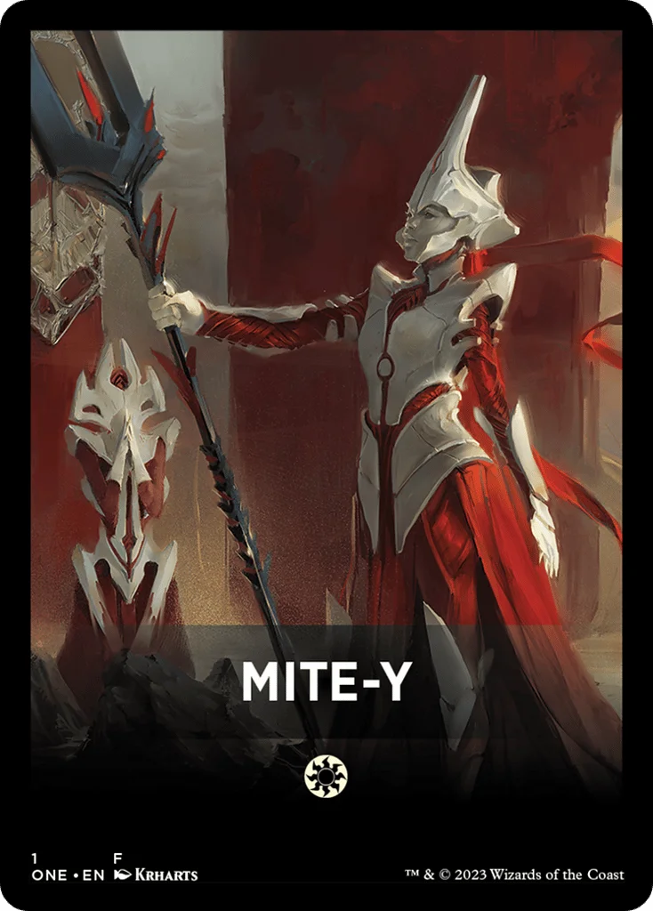 Mite-y · Phyrexia: All Will Be One Jumpstart Front Cards