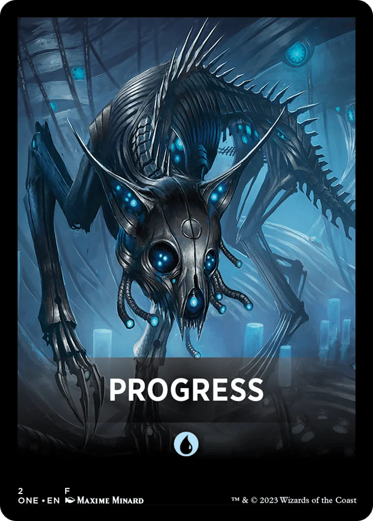 Progress · Phyrexia: All Will Be One Jumpstart Front Cards