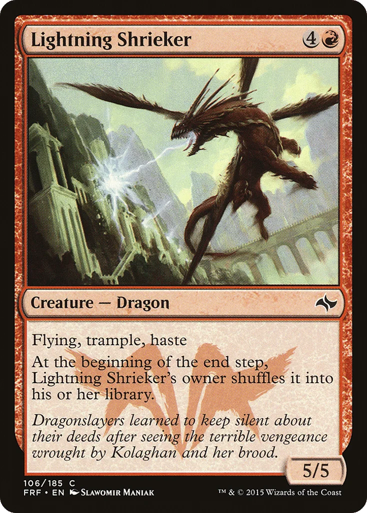 Lightning Shrieker · Fate Reforged