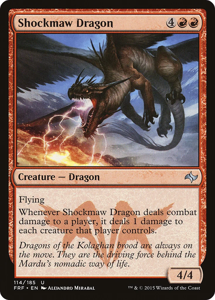 Shockmaw Dragon · Fate Reforged