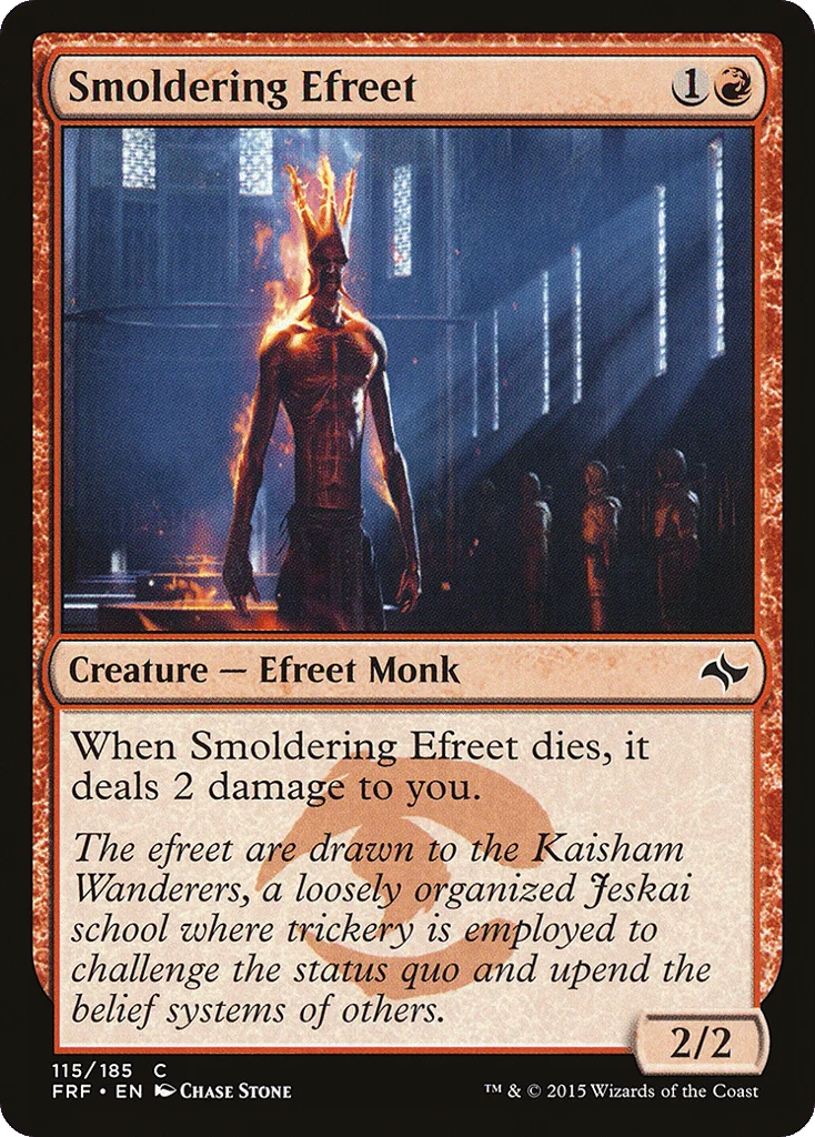 Smoldering Efreet · Fate Reforged