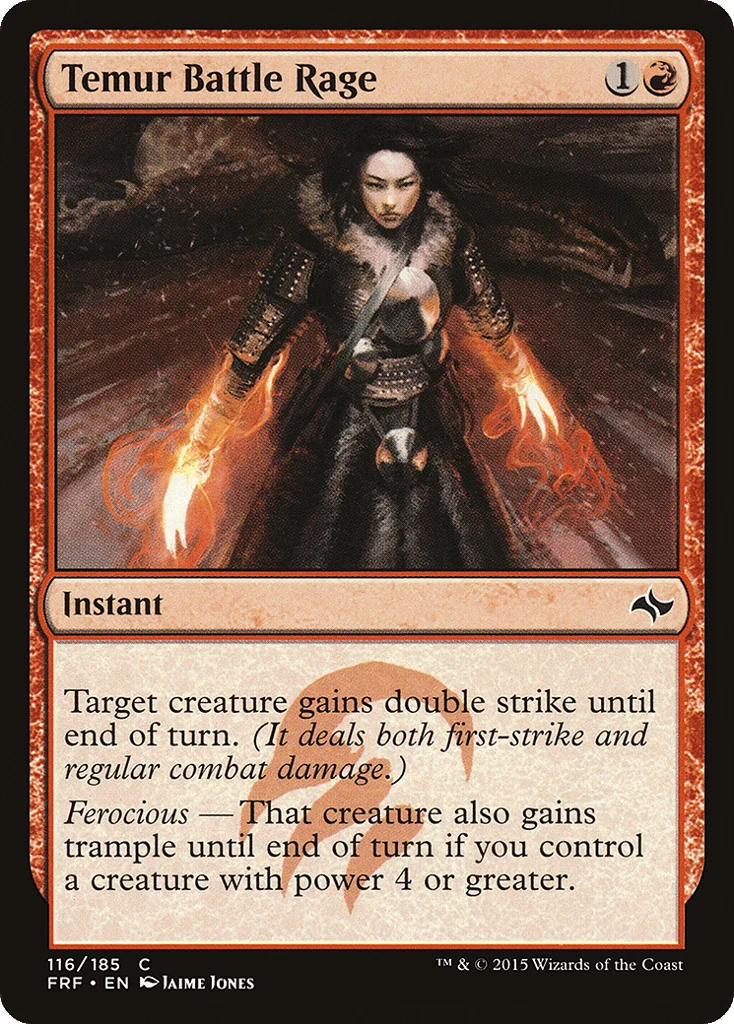 Temur Battle Rage · Fate Reforged